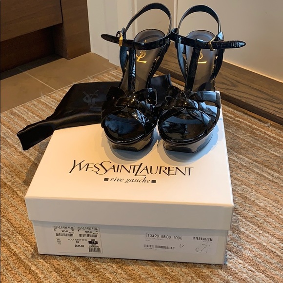 👏SOLD on IG👏YSL Black Patent Leather Pumps - Picture 2 of 7